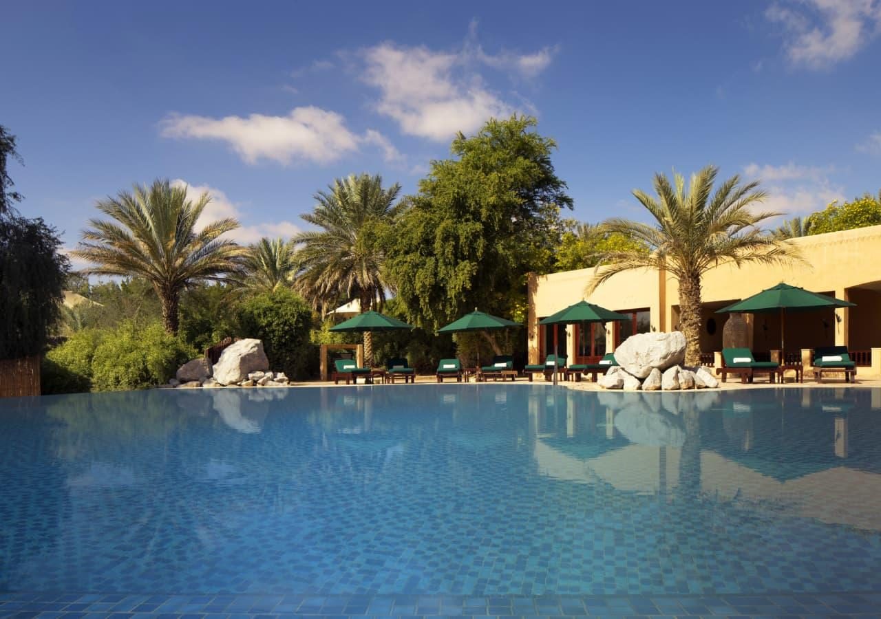 Timeless spa main pool al maha desert resort