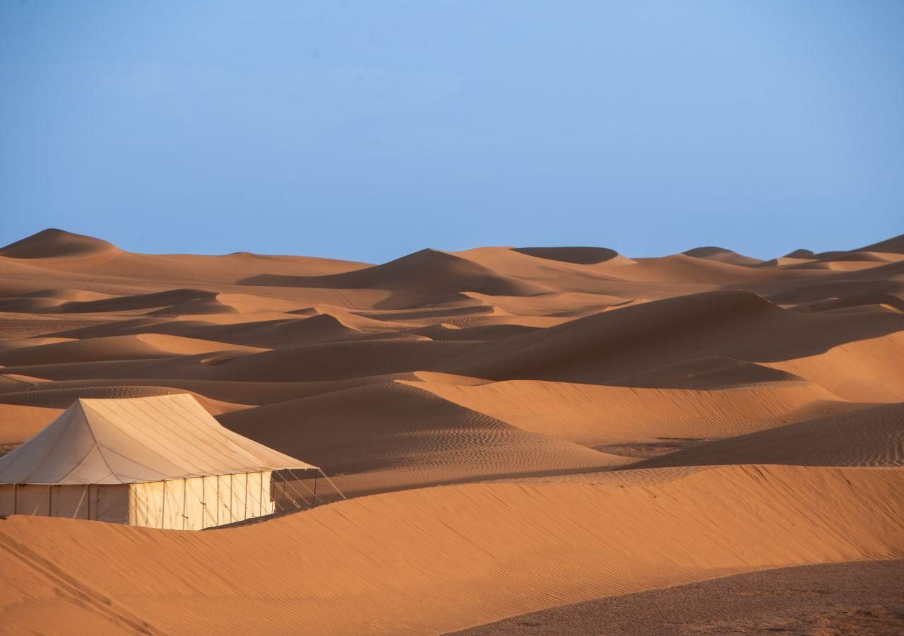 Dar Ahlam Dunes Camp - tent exterior