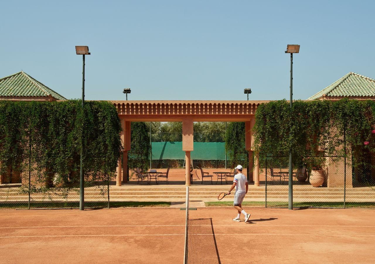 Amanjena Tennis Court