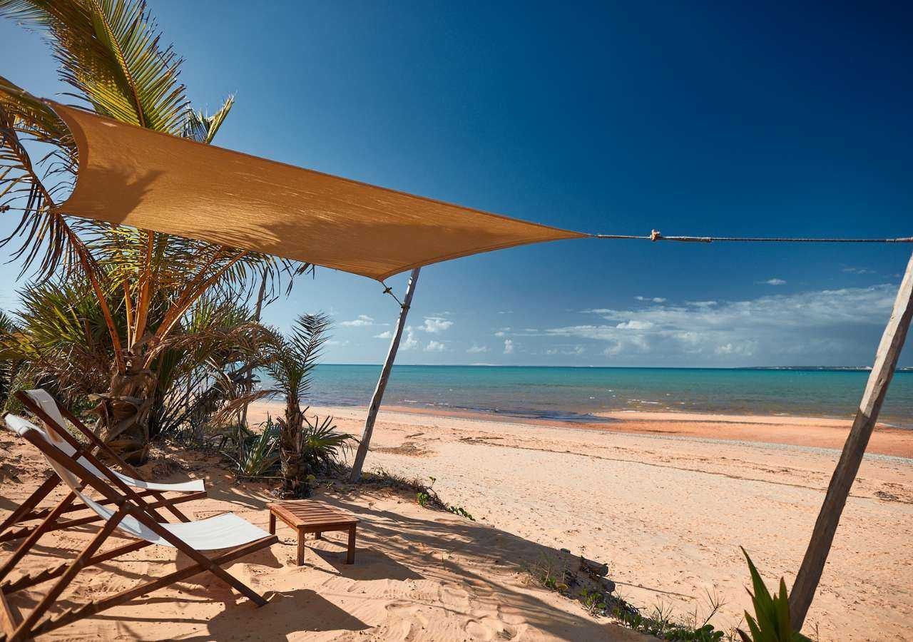 As Dunas Lodge Beach chairs looking out onto the ocean