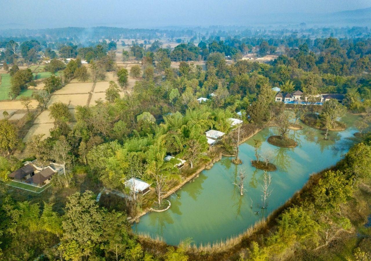 Bagh Villas Aerial View