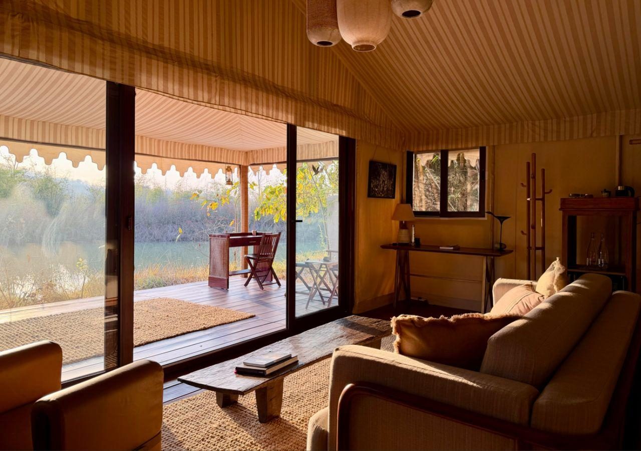 Bagh Villas Tented Suite View from Lounge
