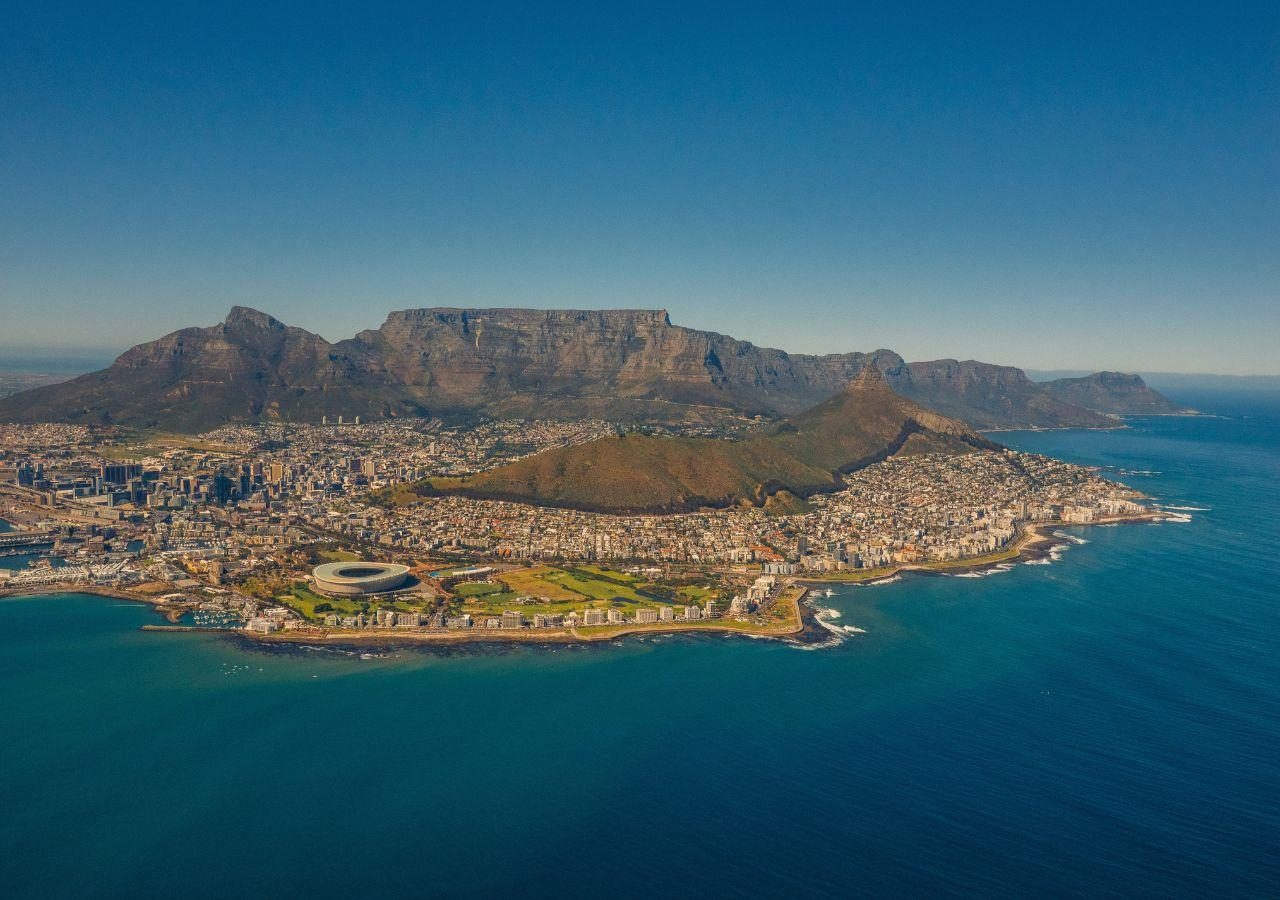 Cape Town Bowl view C&M CT heli