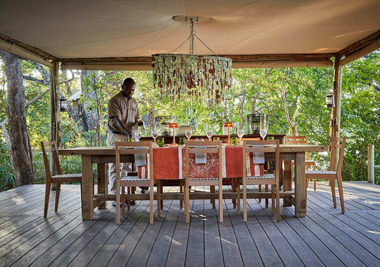 Chindeni Bush Camp - Outdoor Dining