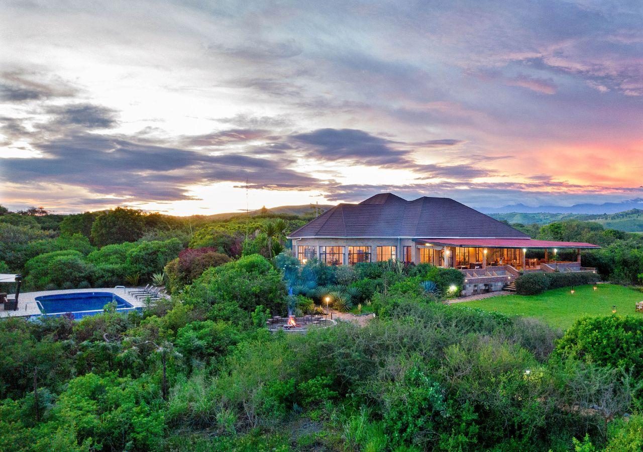 Elephant Plains Lodge Aerial shot of property