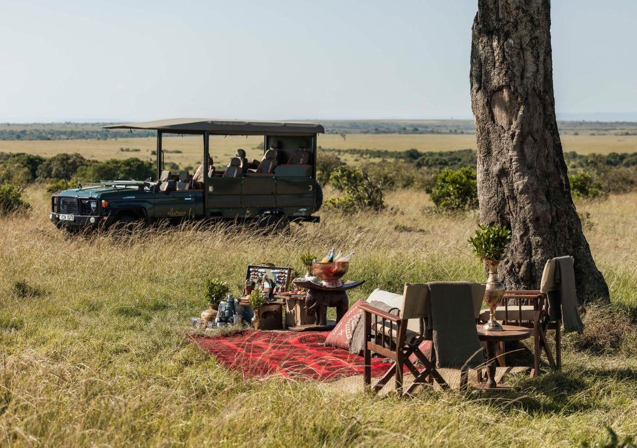 Elewana Little Elephant Pepper Camp Picnic Breakfast with a View