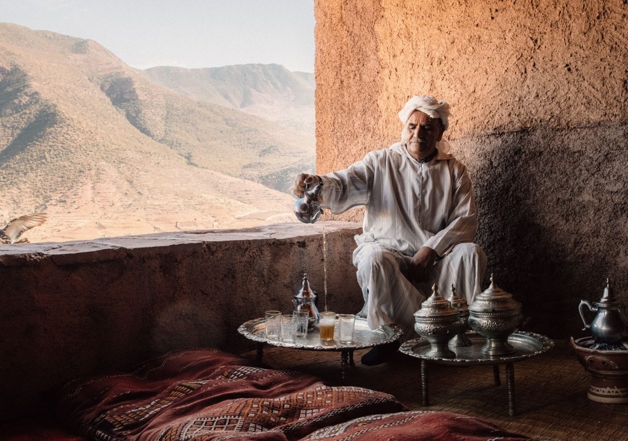 Tea at Sidi Brahims House Morocco