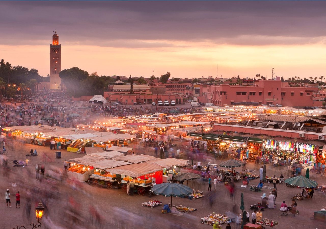 View Of Jemaa El Fna Square Marrakech