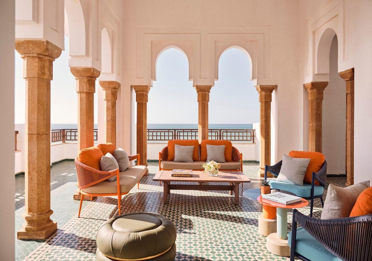 Four Seasons Hotel Rabat at Kasr Al Bahr Turquoise ocean view suite 2