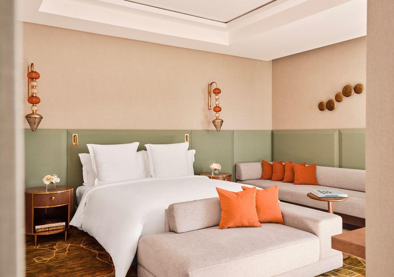 Four Seasons Hotel Rabat at Kasr Al Bahr Turquoise ocean view suite