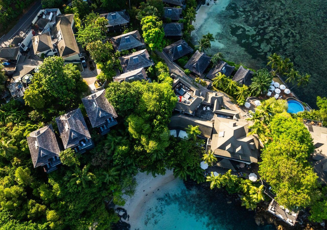 Hilton Seychelles Northolme Resort and Spa - Aerial View of Resort