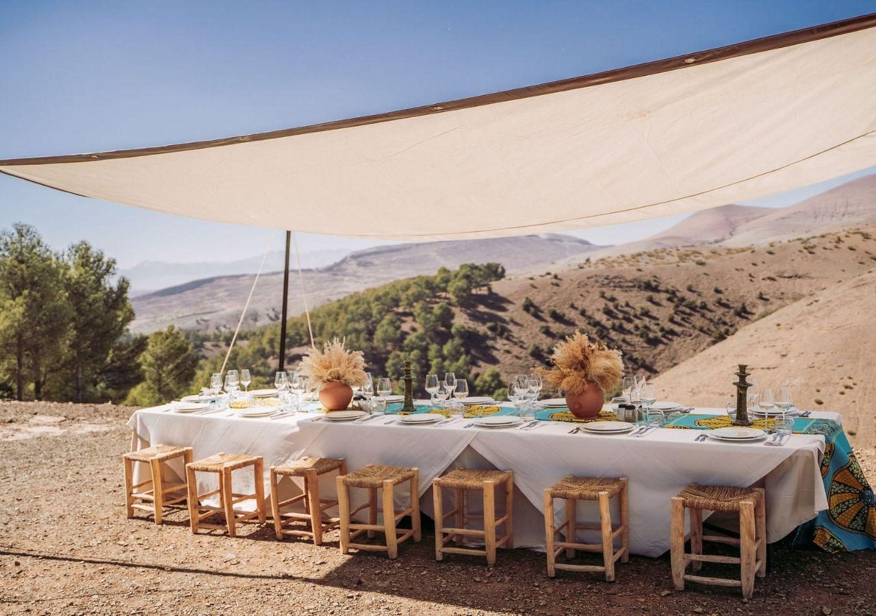 Inara Camp - Outdoor Dining
