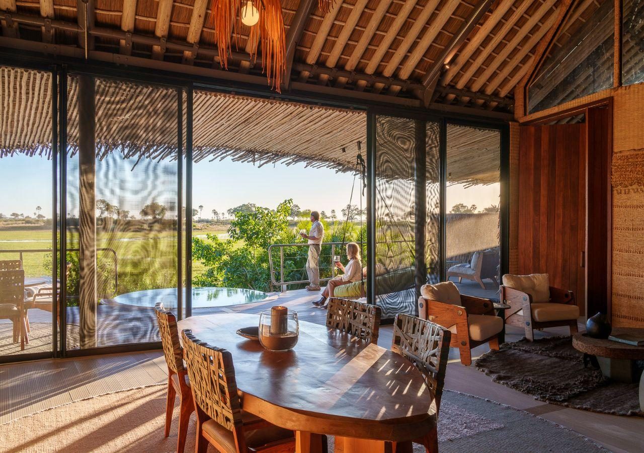 Jao Camp - suite dining area