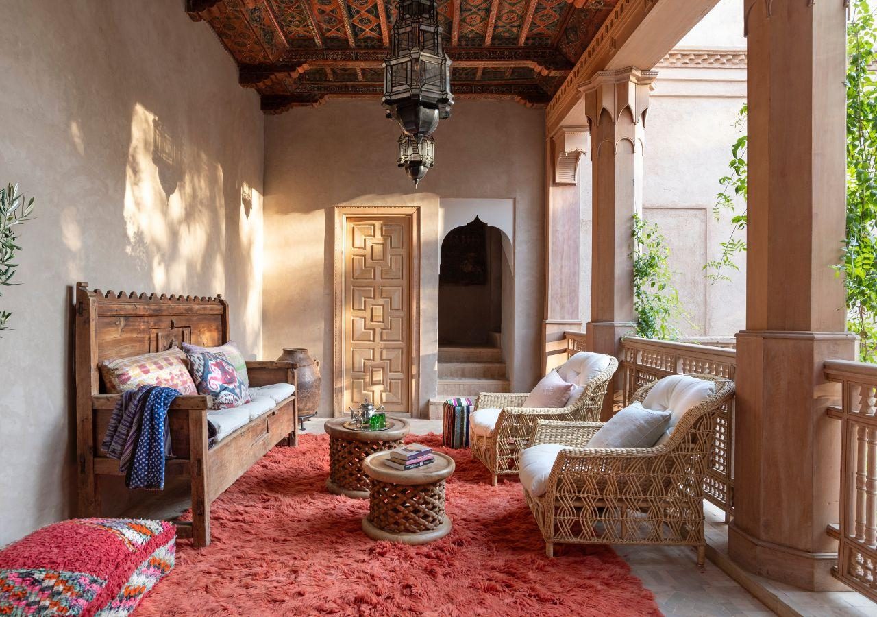 Jnane Rumi Terrace Sitting Area