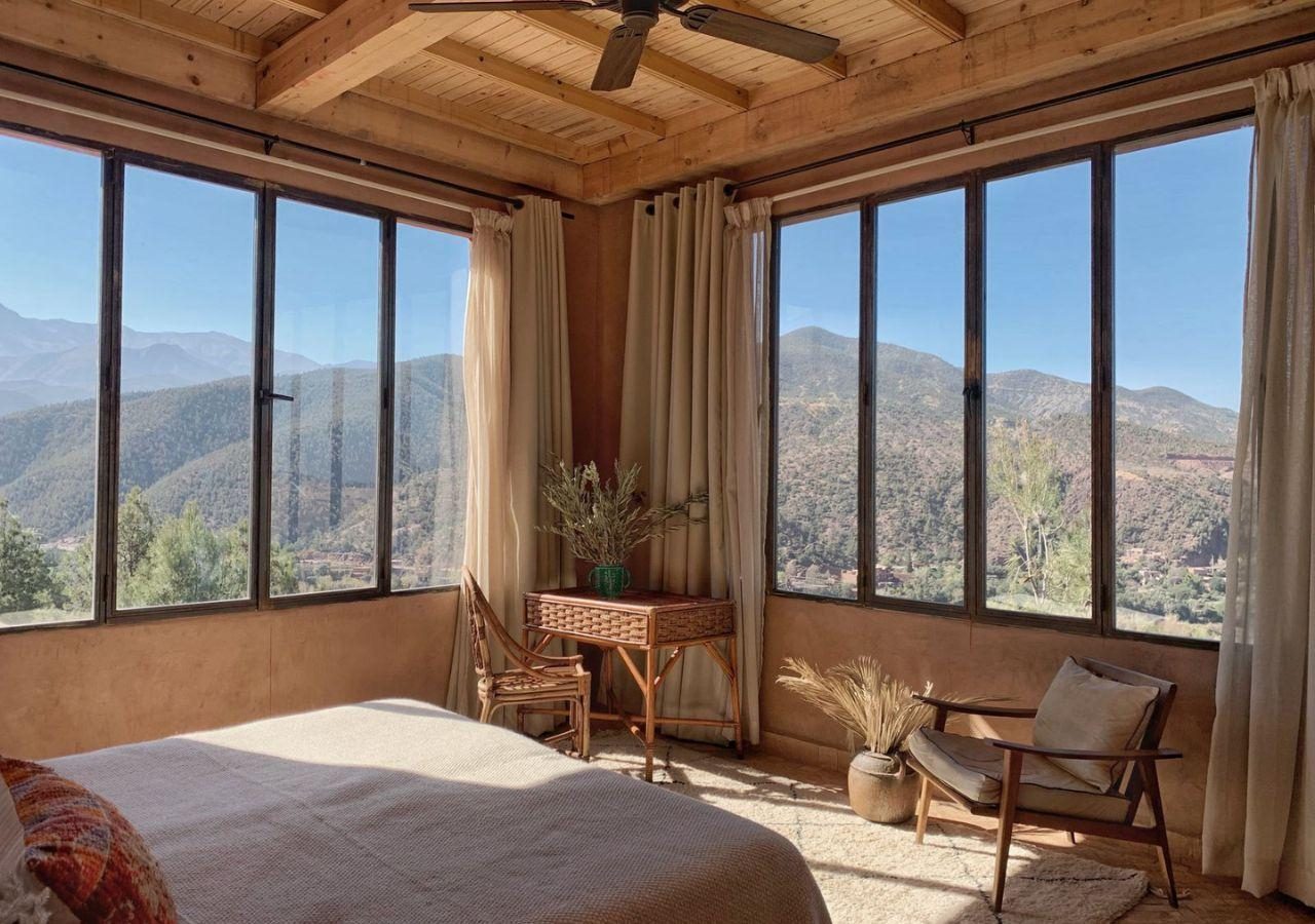 Kasbah Bab Ourika - Bedroom with View