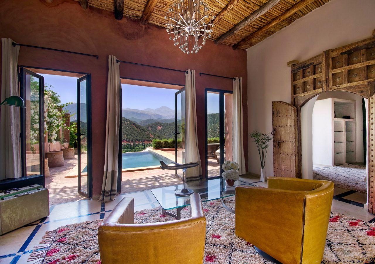 Kasbah Bab Ourika - Pool Views