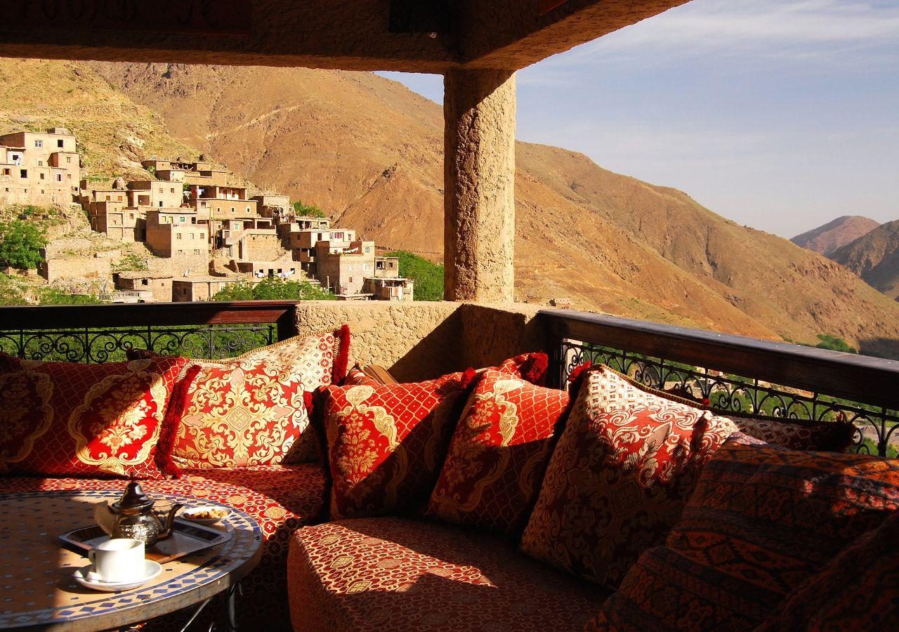 Kasbah du Toubkal Outdoor Seating