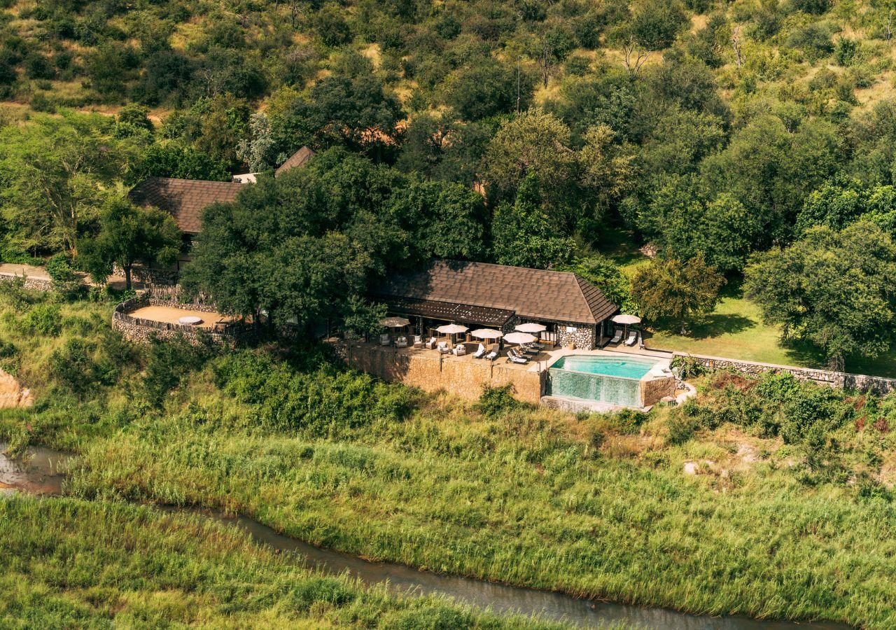 Last Word Kitara Aerial view of lodge