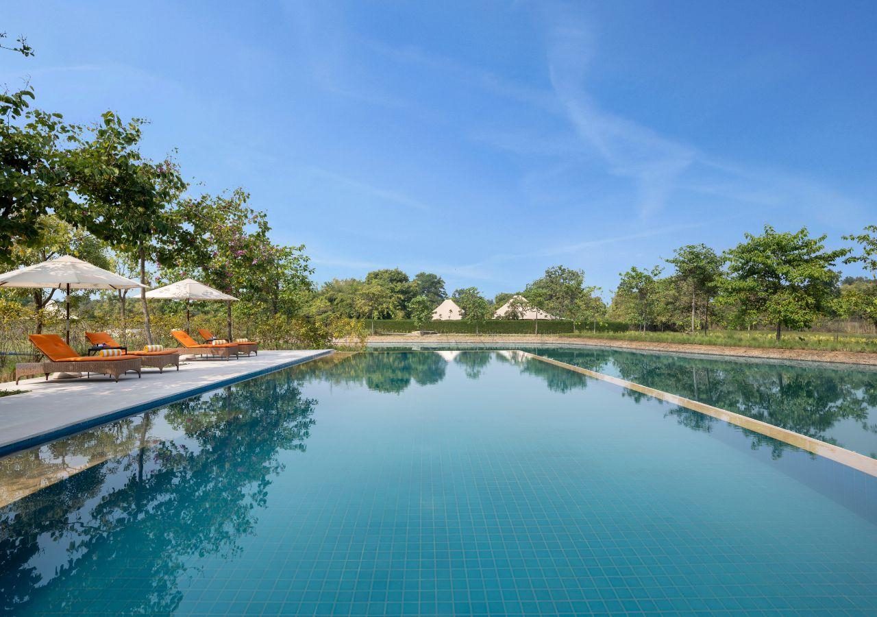 Oberoi Vindhyavilas Wildlife Resort Infinity Pool