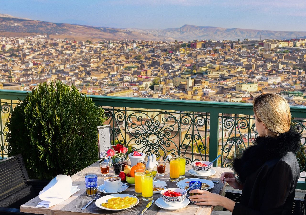Palais Faraj Suites and Spa Breakfast Terrace