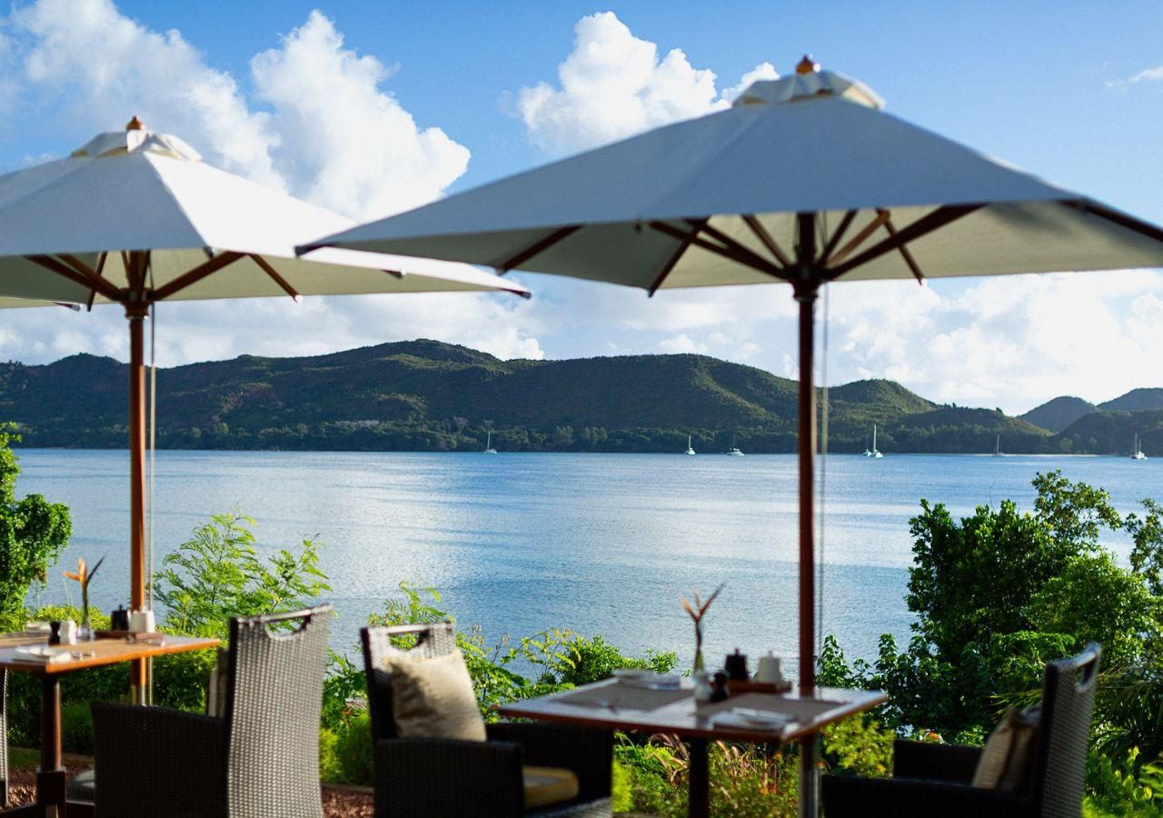 Raffles Praslin Seychelles Breakfast Views