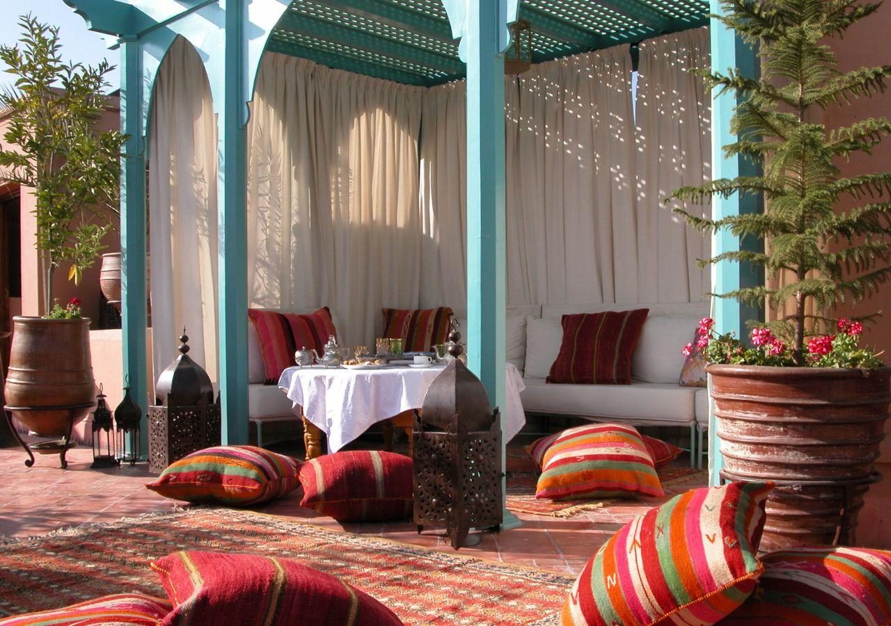 Riad Kniza Outdoor Seating and Dining