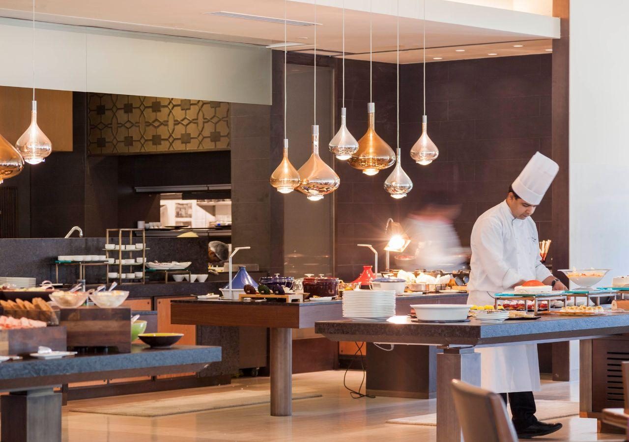 The Oberoi New Delhi Breakfast Table