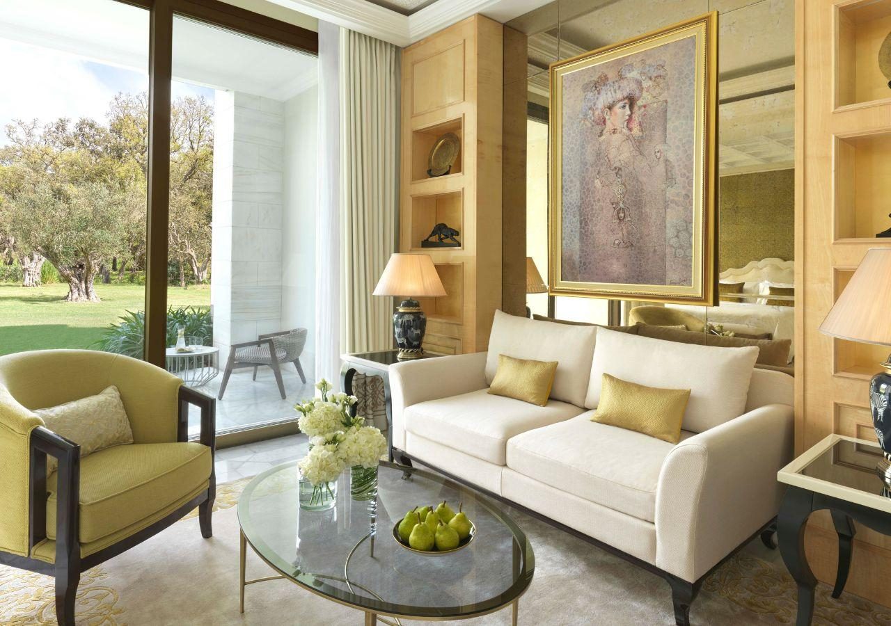 The Ritz Carlton Rabat Dar Es Salaam Deluxe Guestroom Living Room