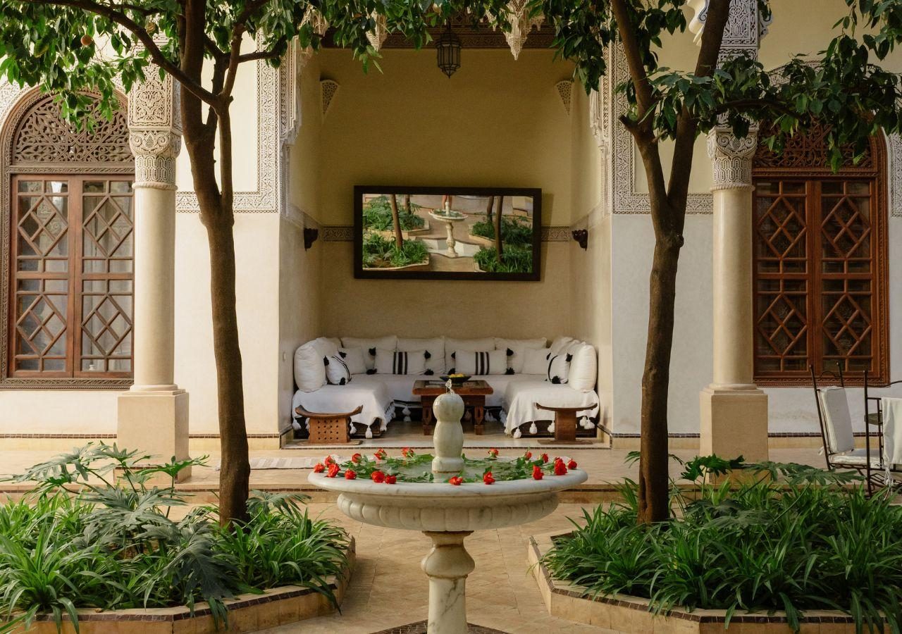 Villa Des Orangers - outdoor courtyard