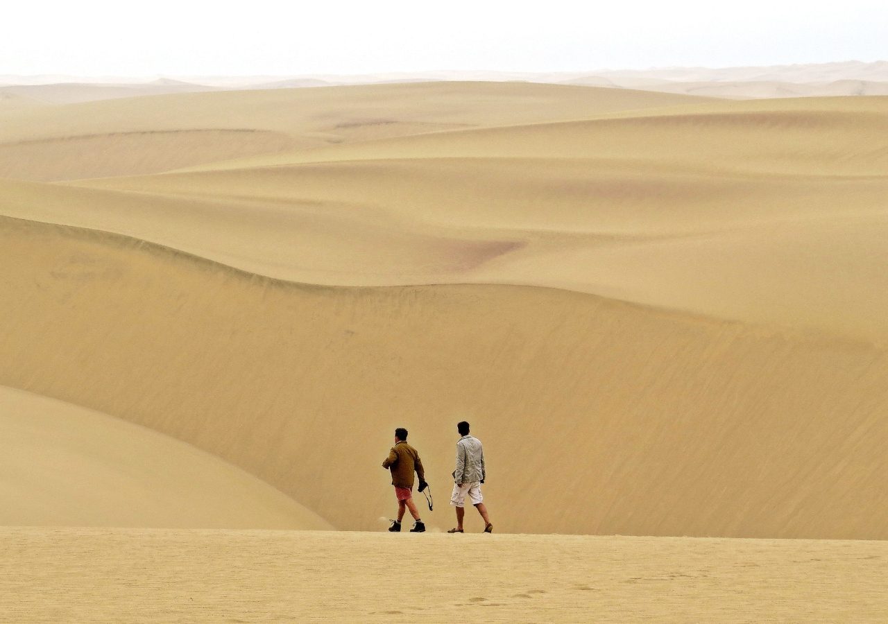 Greg Fox Walking the dunes in Honib Namibia in 2014