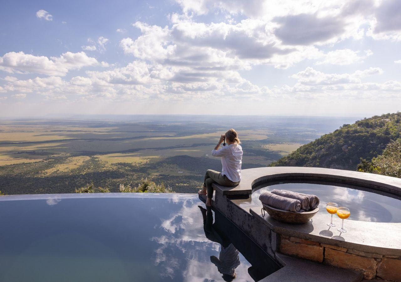Wild Hill Views from the swimming pool