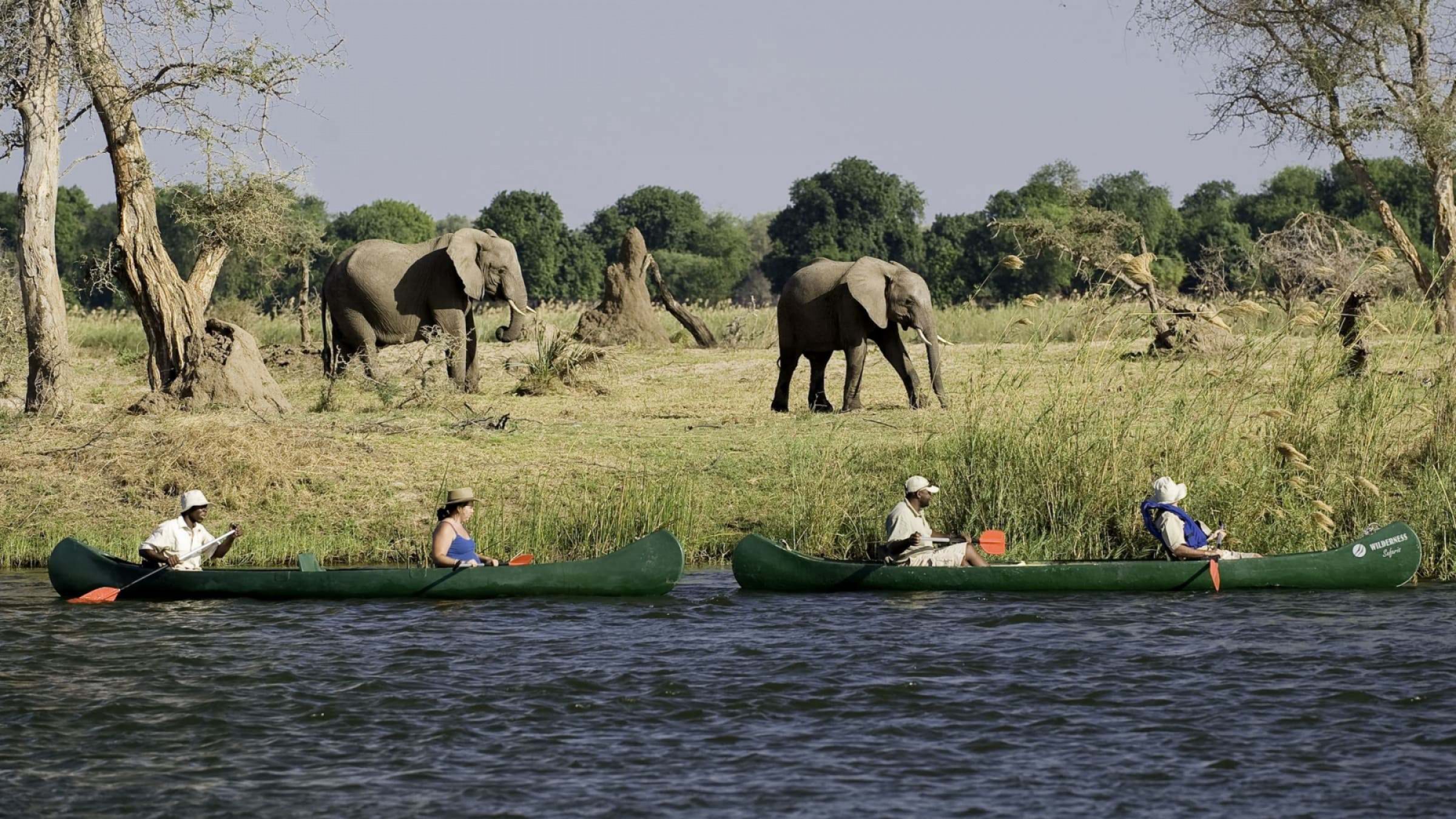 Rukomechi canoe adventure hero elephant