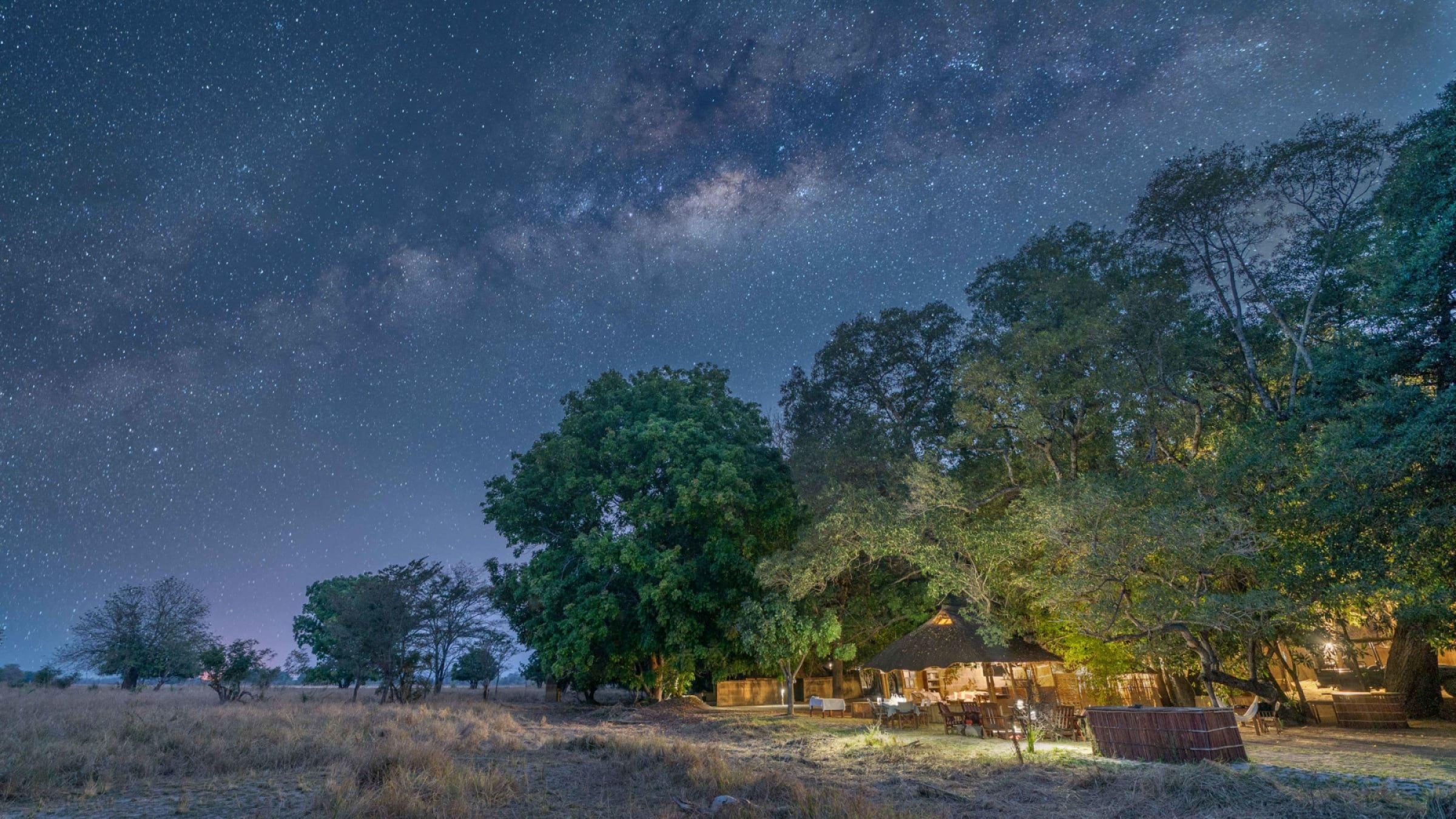 H camp under the stars