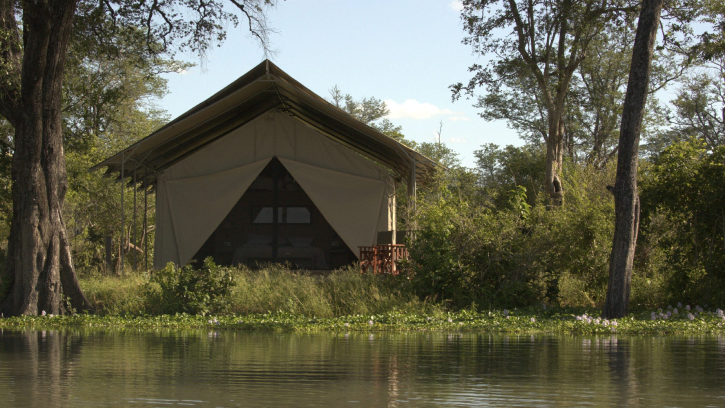 H guest tent exterior