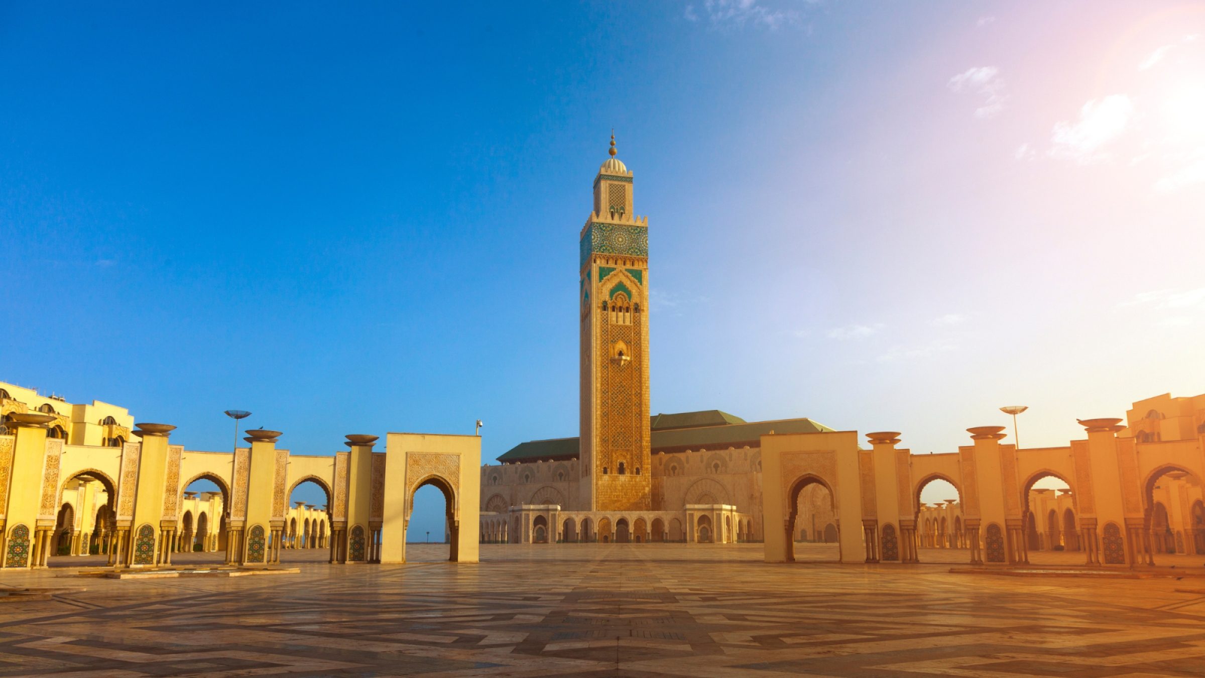 Mosque hassan 2 in Casablanca Morocco