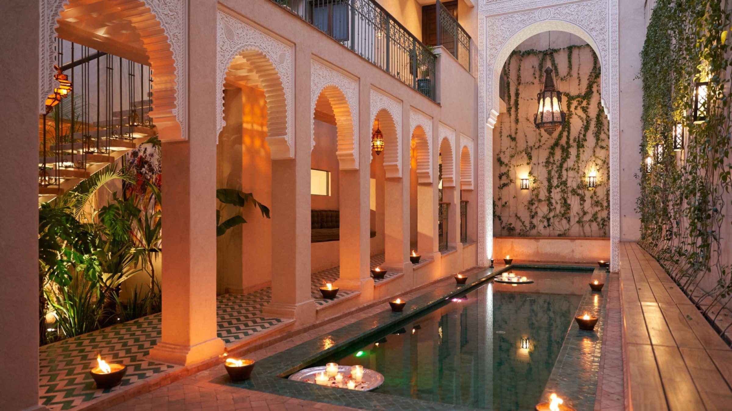 Izza Marrakech hero image of swimming pool