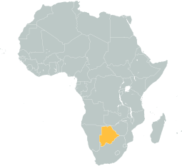 Botswana map