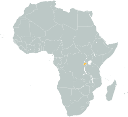 Rwanda map graphic