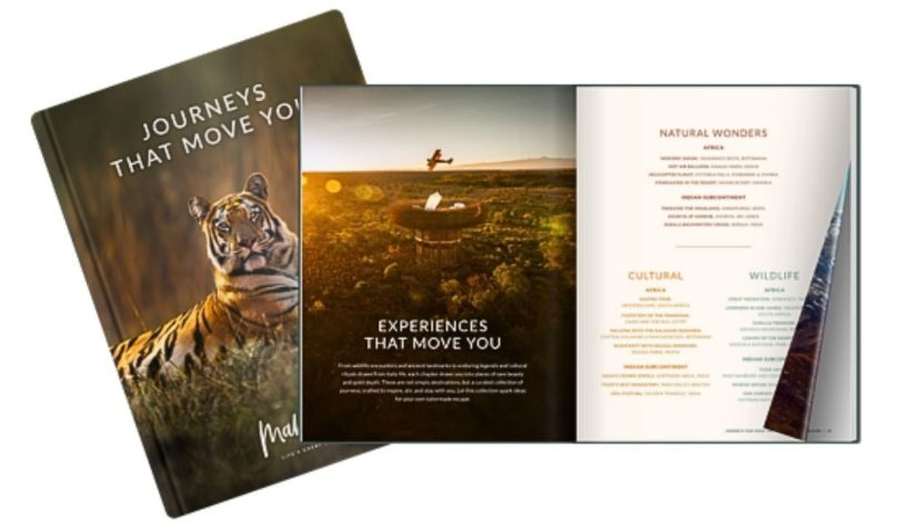 Journeys that move you - request a brochure landing page