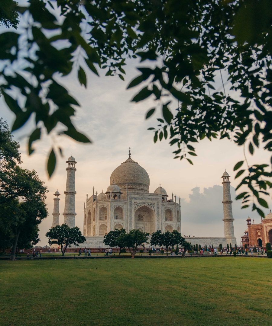 Taj Mahal From Gardens Mahlatini Luxury Travel