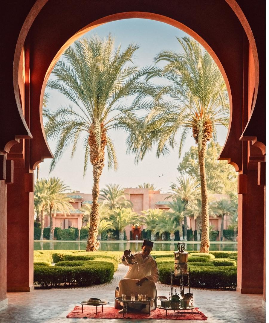 Morocco tea ceremony