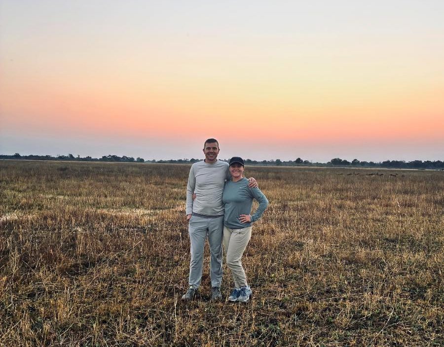 couple on safari