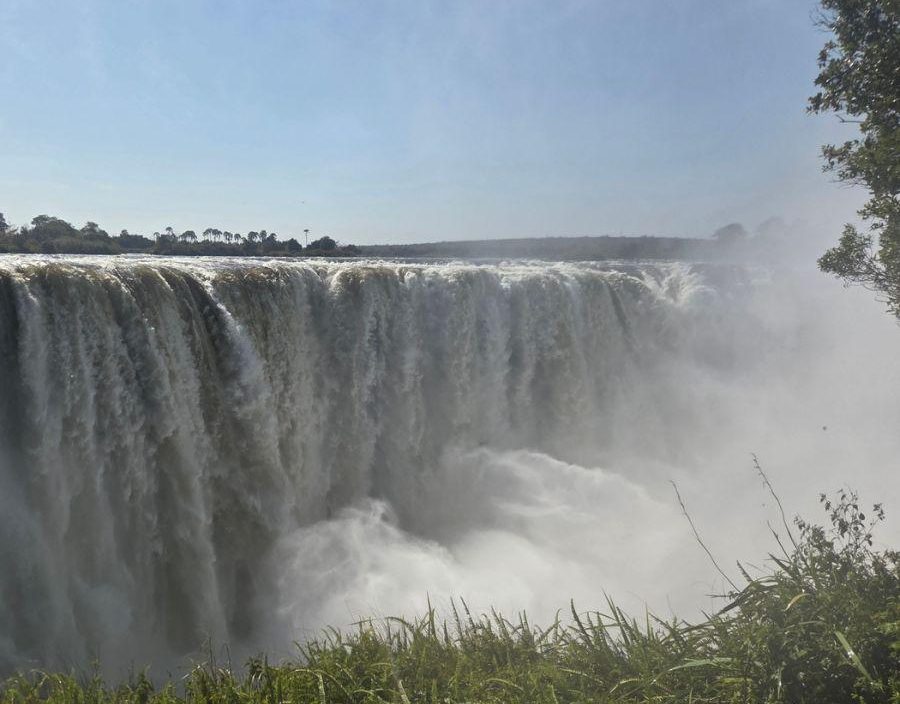 Victoria Falls view in Zimbabwe