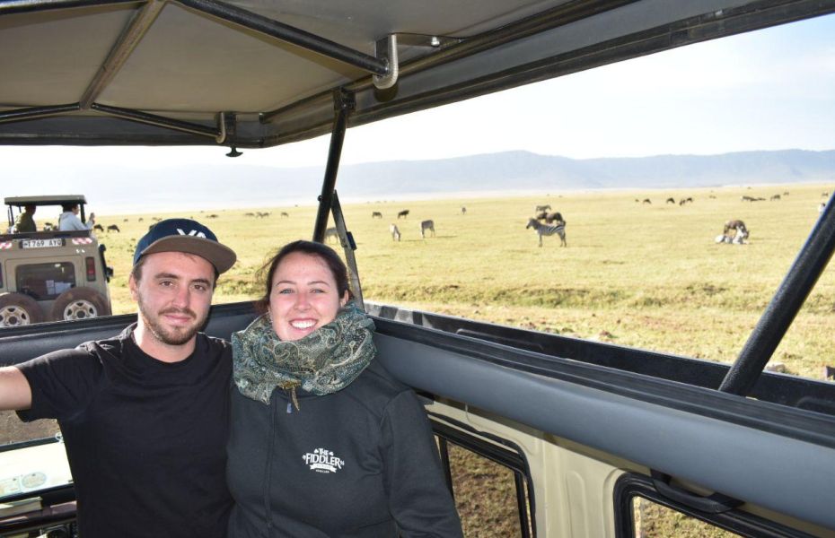 Danielle on Safari
