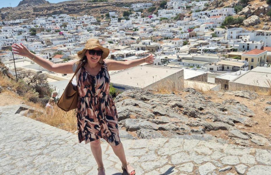 Jen on Holiday