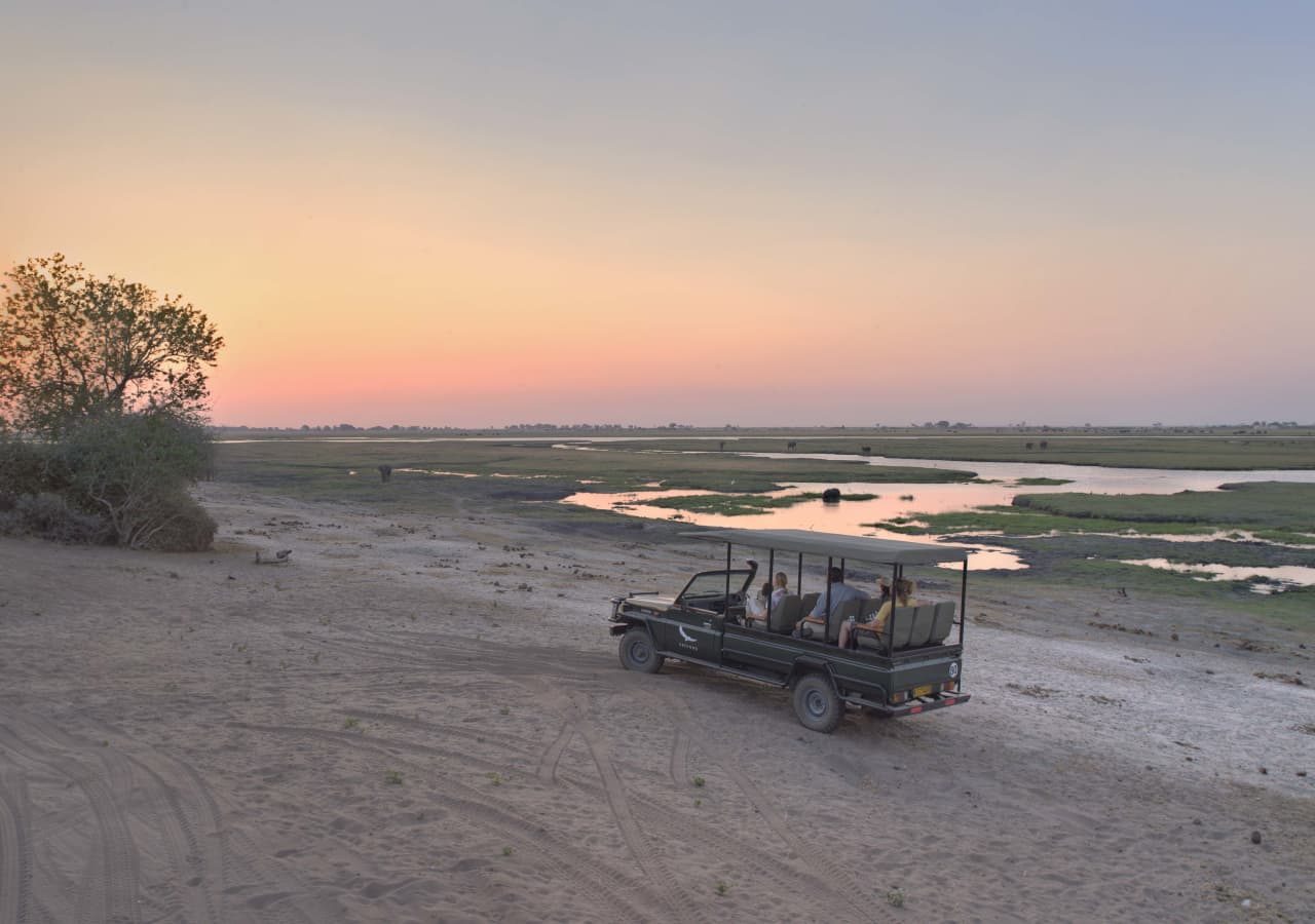 Chobe under canvas game drive 1280