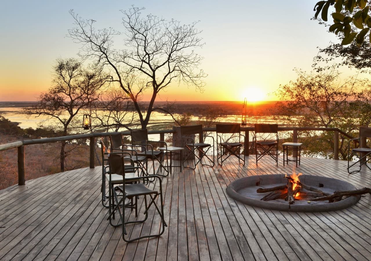 Muchenje safari lodge the communal firedeck 1280