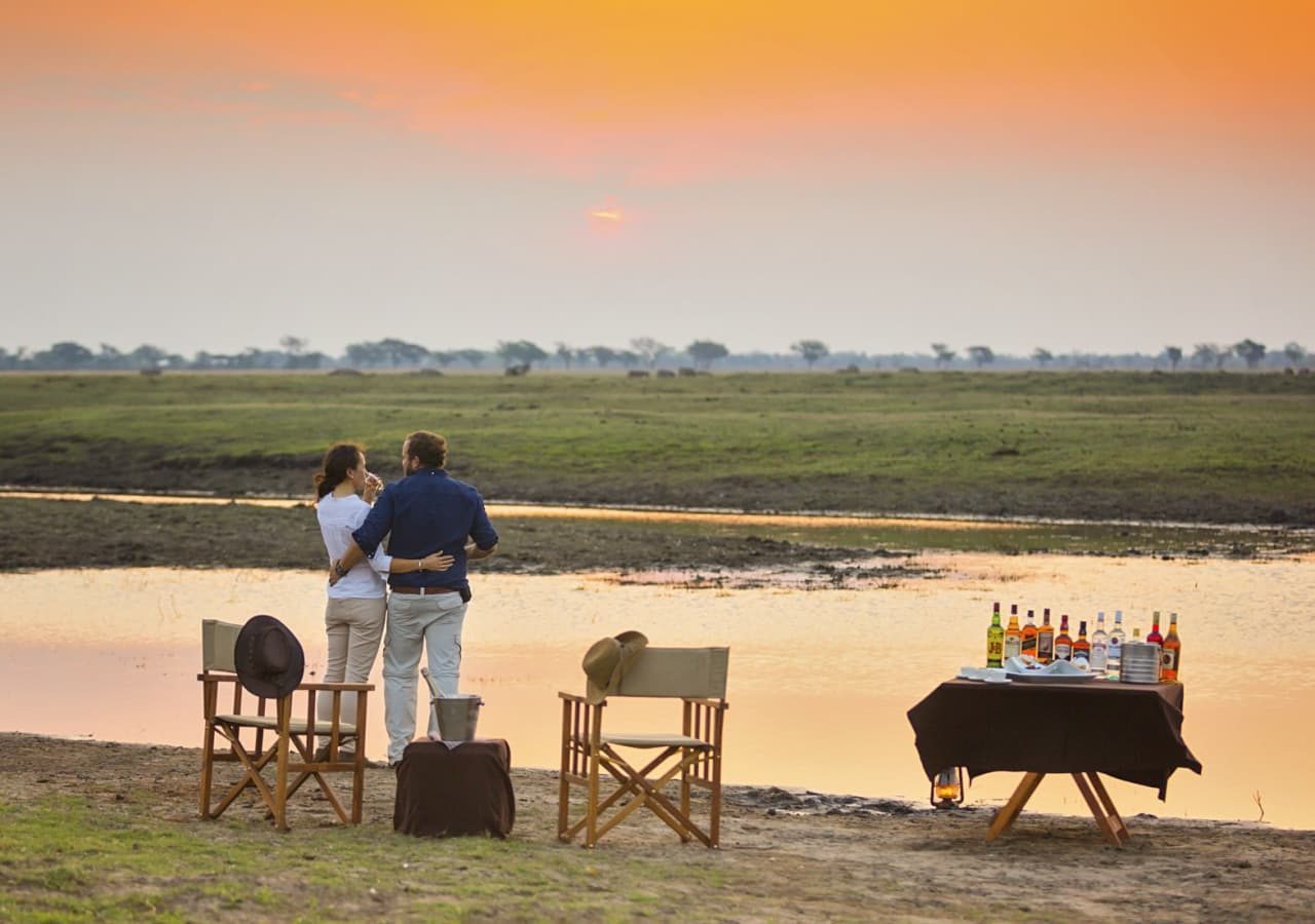 Ngoma safari lodge romantic sunset drinks 1280