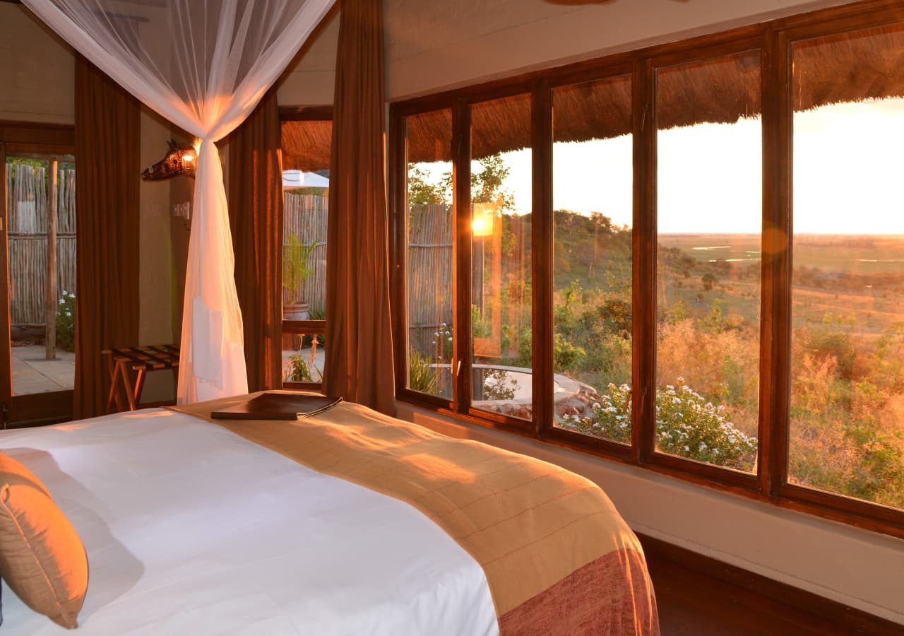 Ngoma safari lodge view from the suite 1280