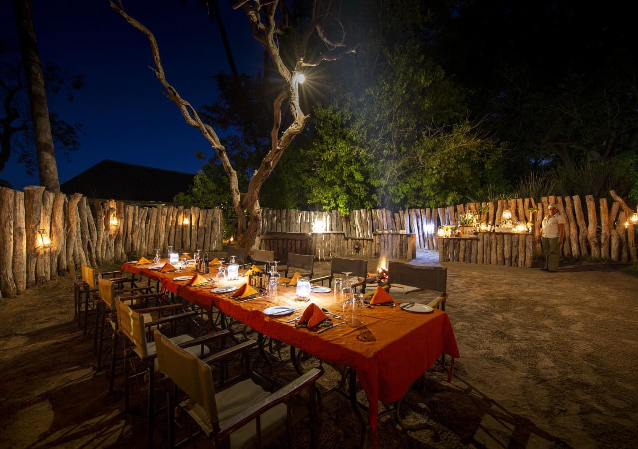 Chitabe lediba camp outdoor dining setup 1280